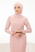 Beatrice Dress in Dusty Pink
