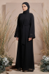 Hazwa Abaya in Black