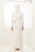 Beatrice Dress in Off White