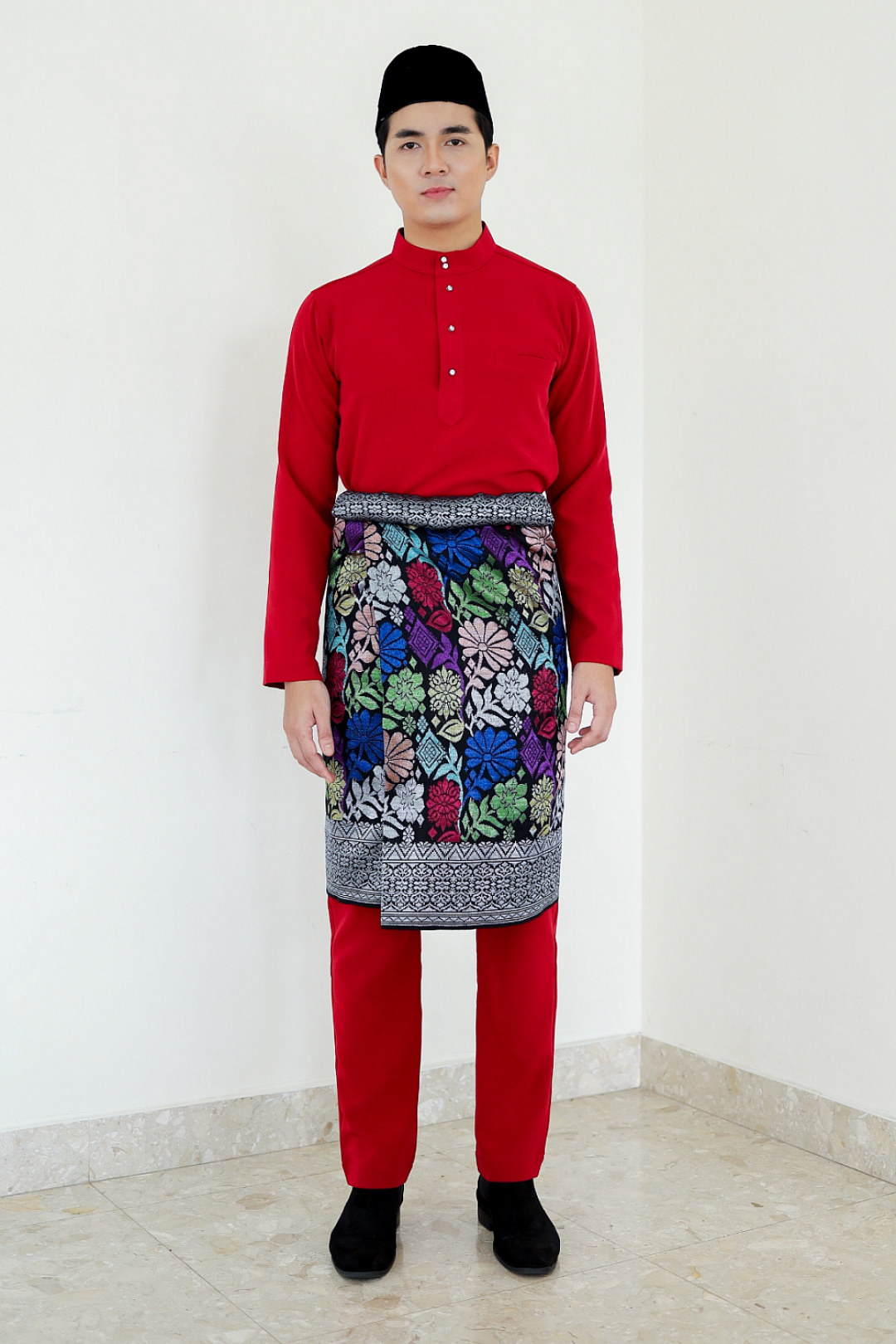 YUSOOF Baju Melayu in Red