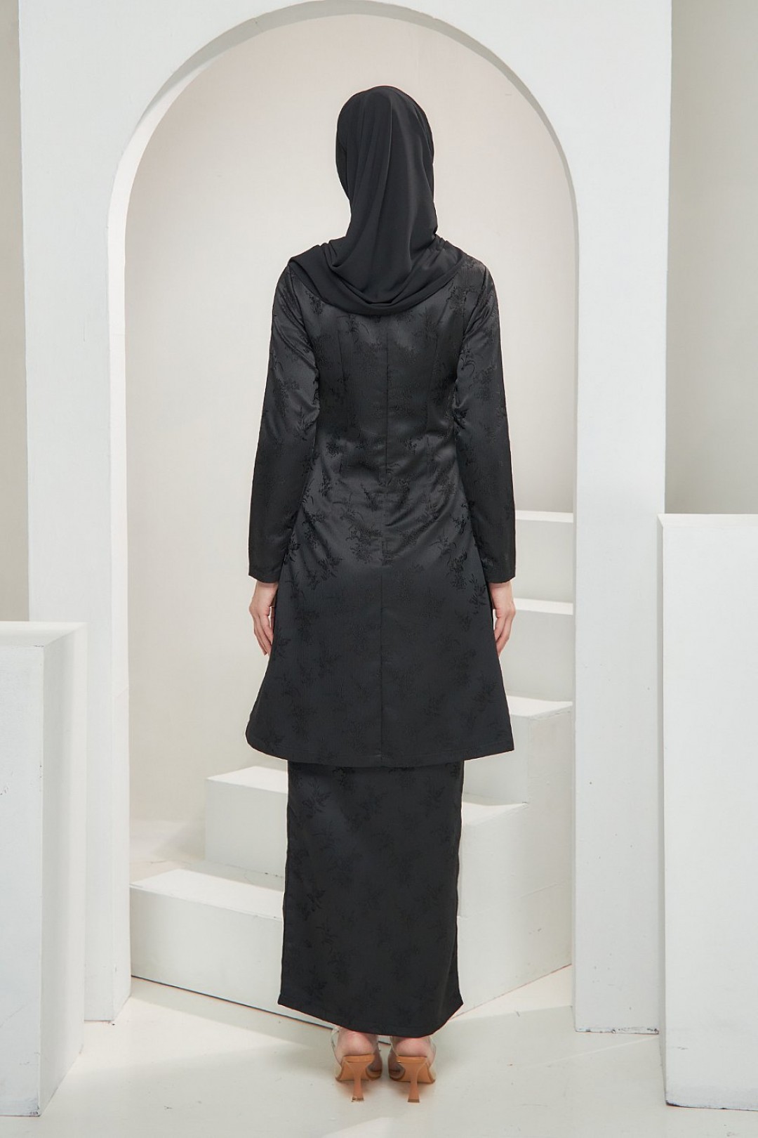 Lisa Kurung Pahang in Black