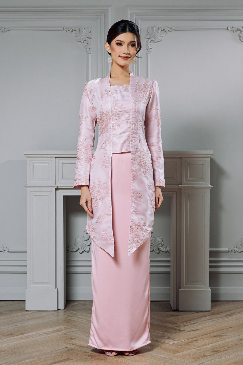 Arabell Kebaya in Blush Rose