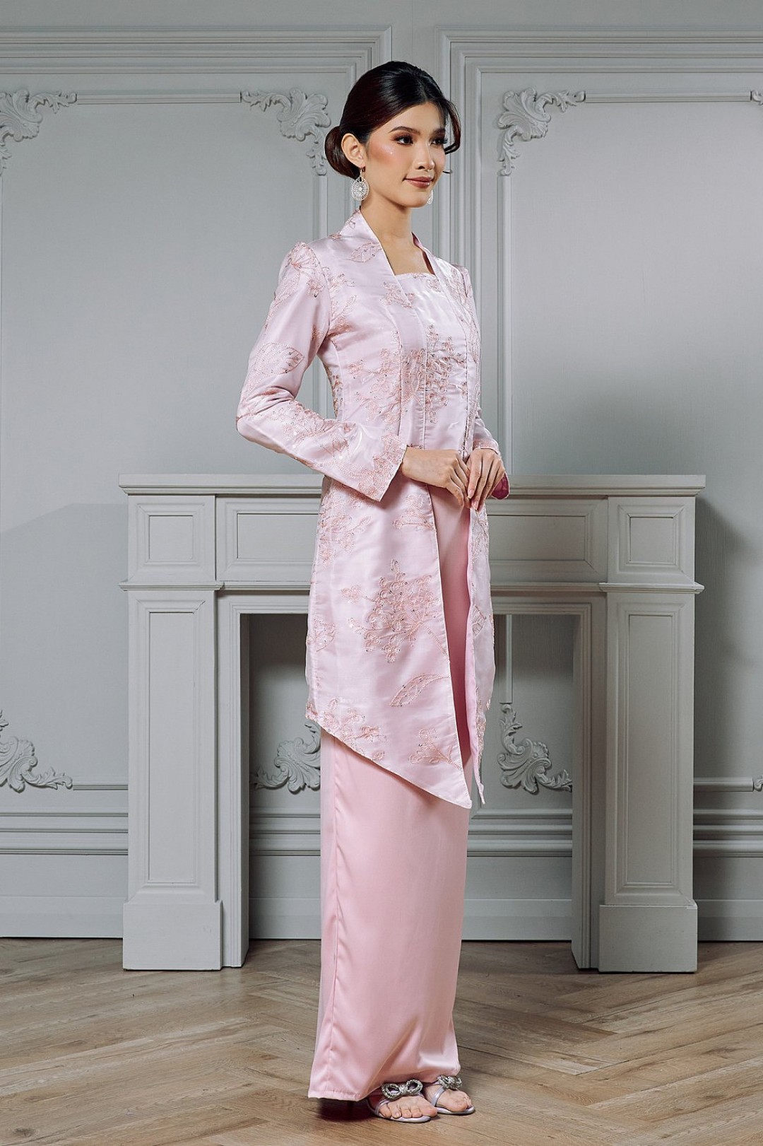 Arabell Kebaya in Blush Rose