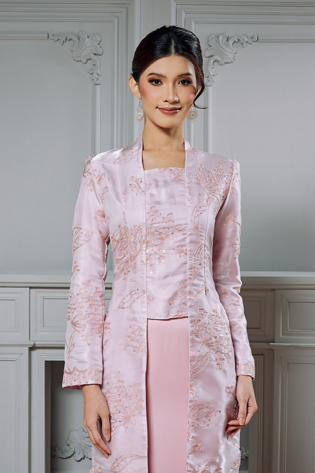 Arabell Kebaya in Blush Rose
