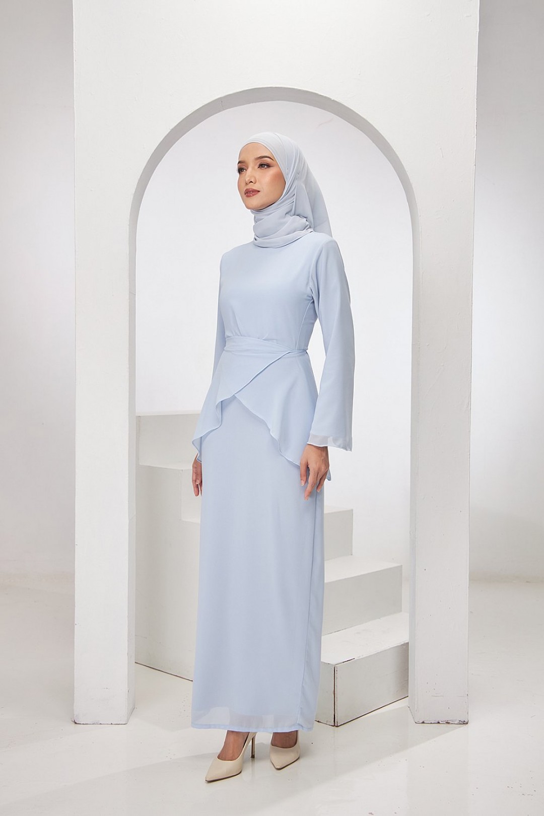 Gracie Dress in Baby Blue
