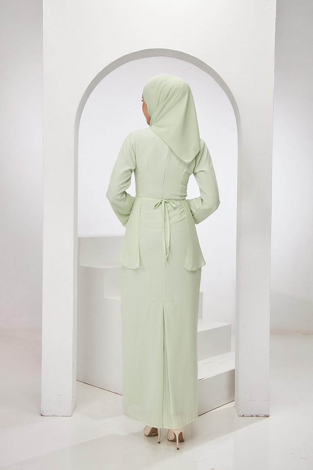 Gracie Dress in Sage Green