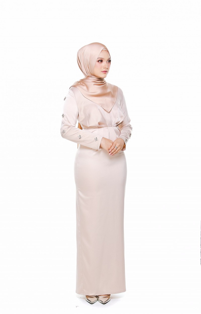 Amber Dress - Nude