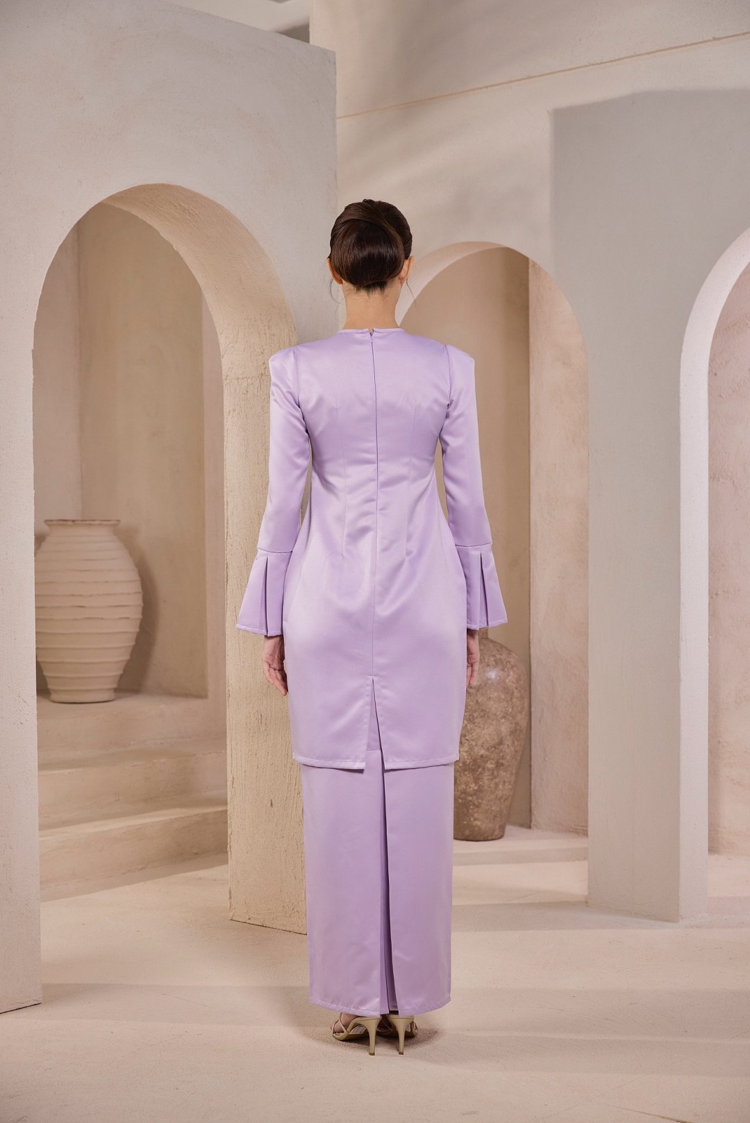Camellia Kurung in Lilac