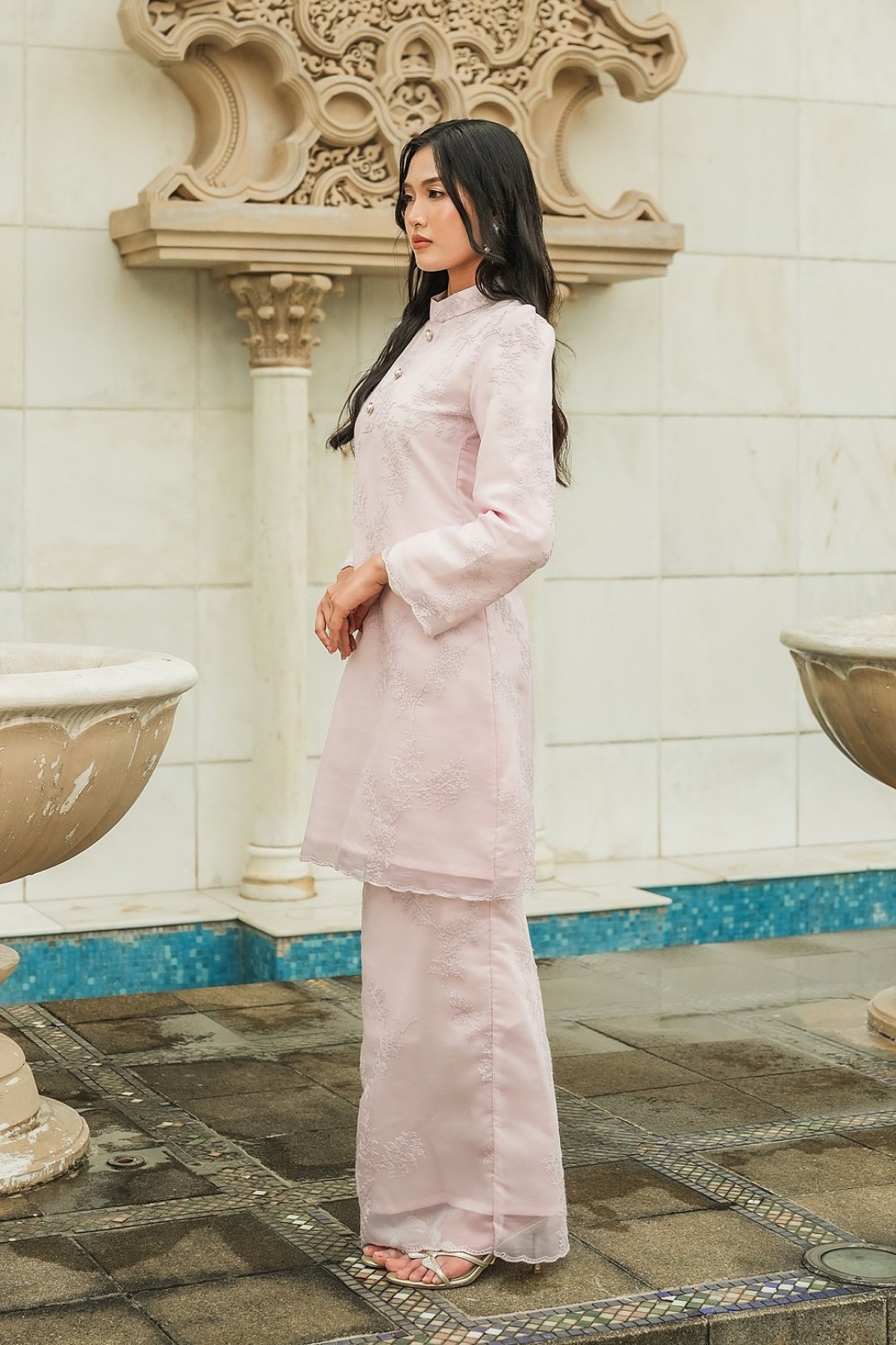 Melissa Kurung in Lavender