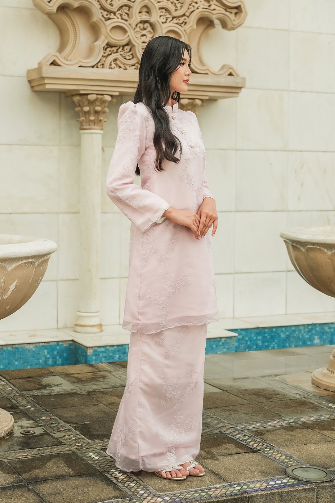 Melissa Kurung in Lavender