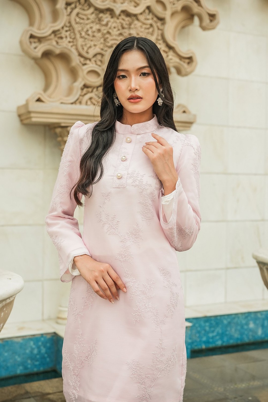 Melissa Kurung in Lavender