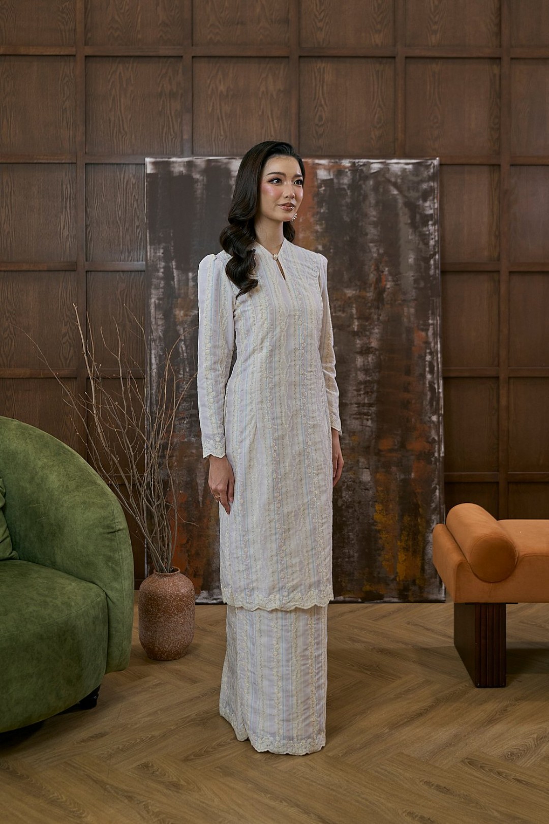 Ayana Kurung Modern in Soft Purple
