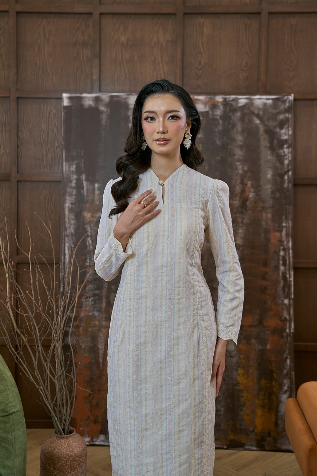 Ayana Kurung Modern in Soft Purple