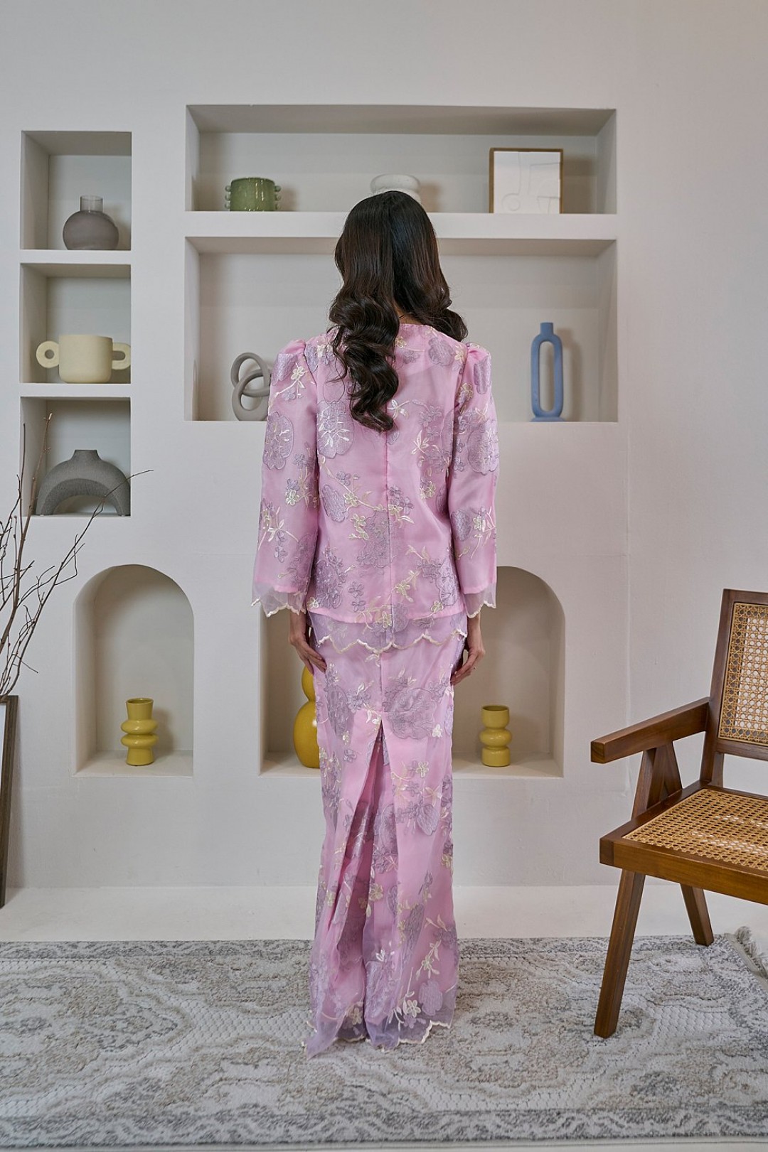 Juwita Mini Kurung in Pink