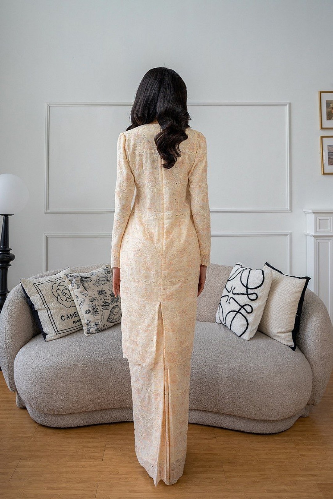 Sandra Kurung Modern in Soft Yellow