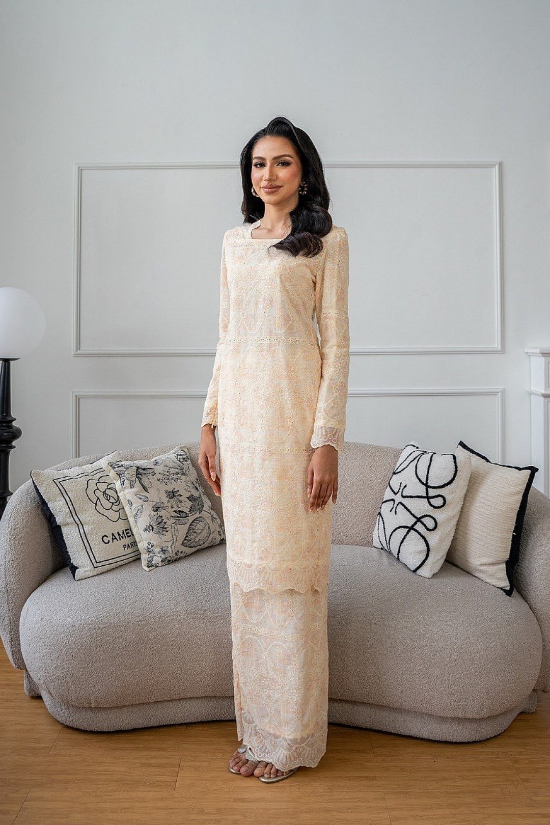 Sandra Kurung Modern in Soft Yellow
