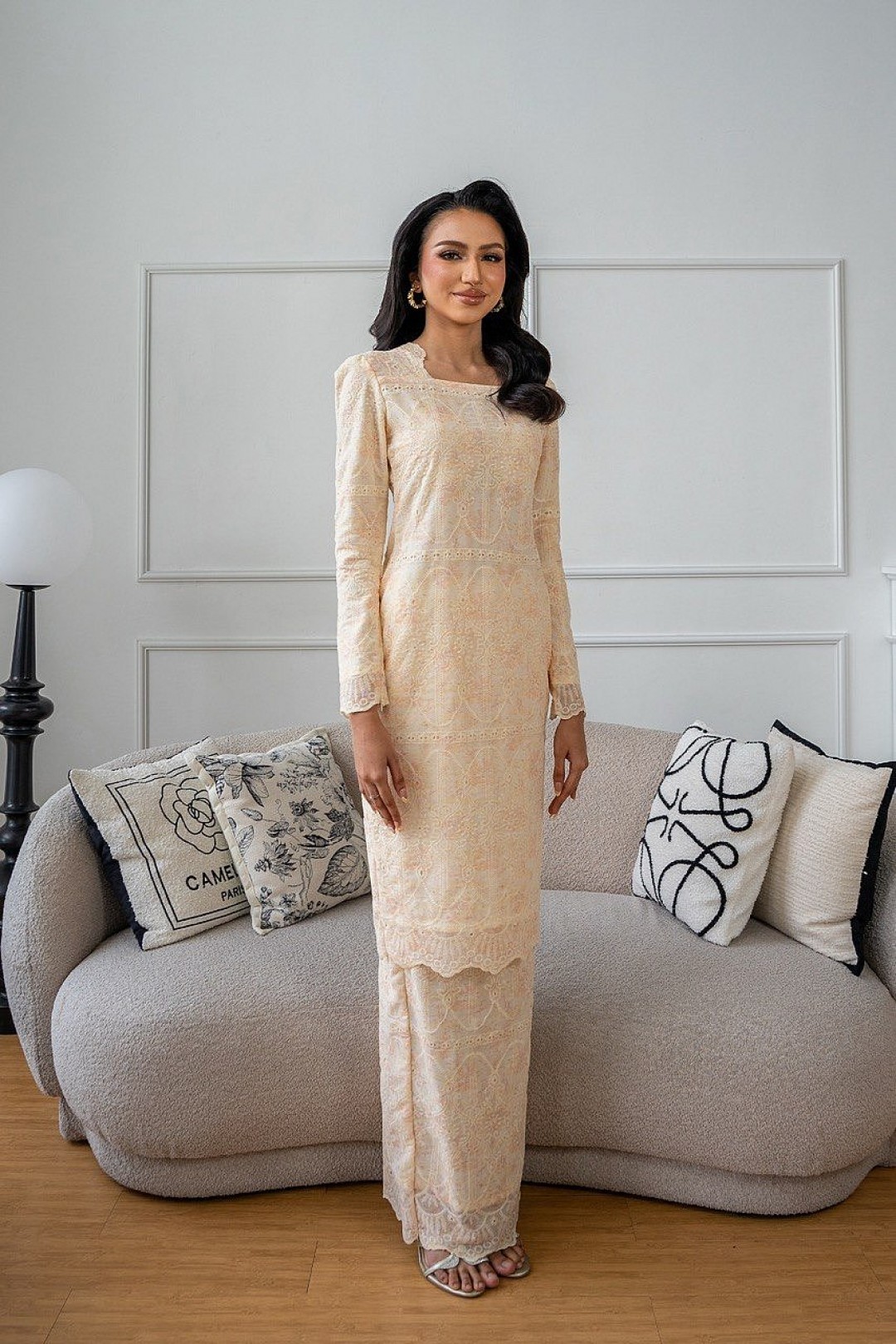 Sandra Kurung Modern in Soft Yellow