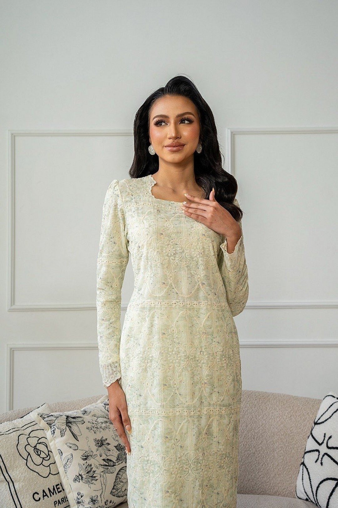 Sandra kurung Modern in Green