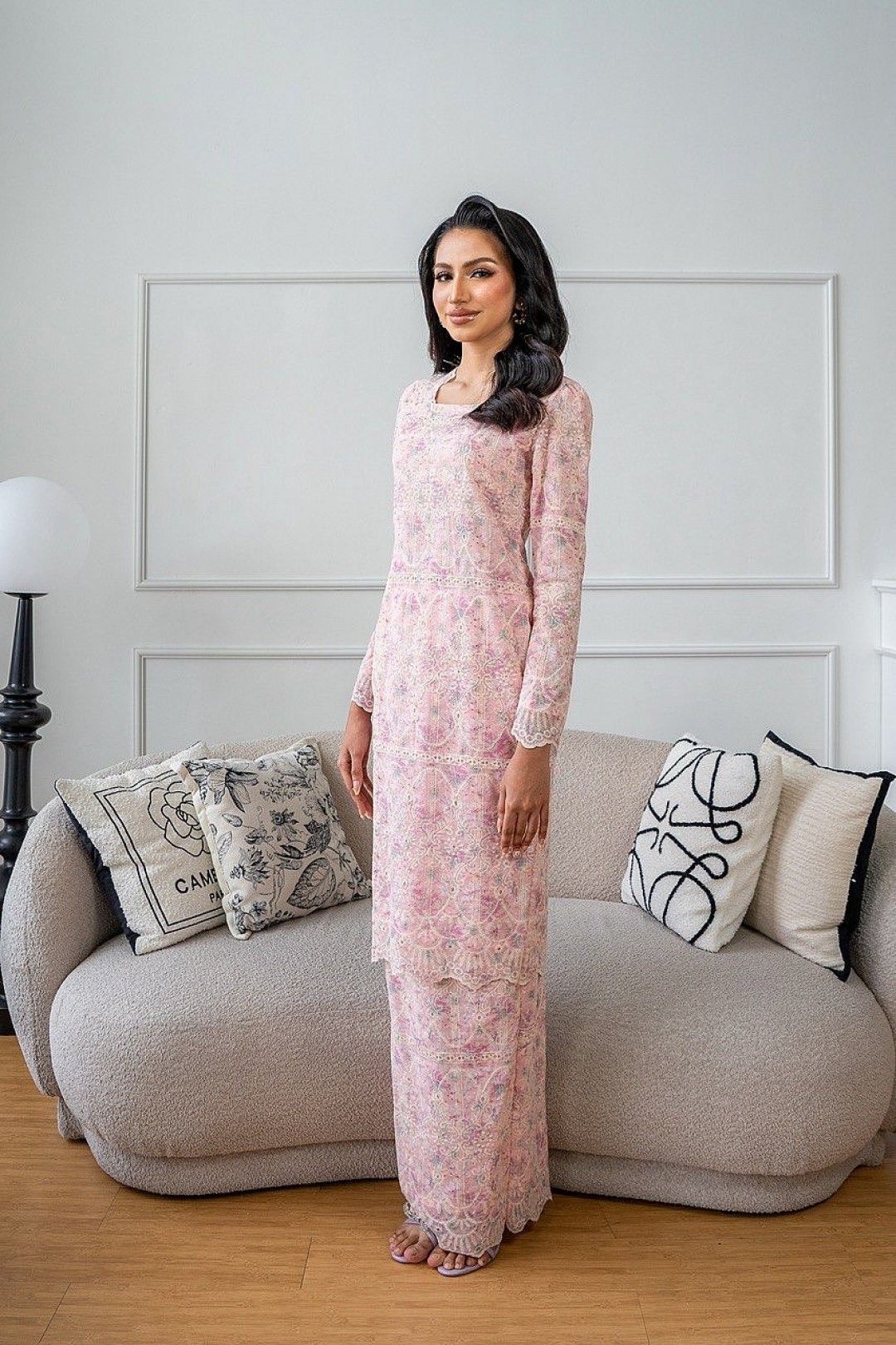 Sandra Kurung Modern in Soft Purple