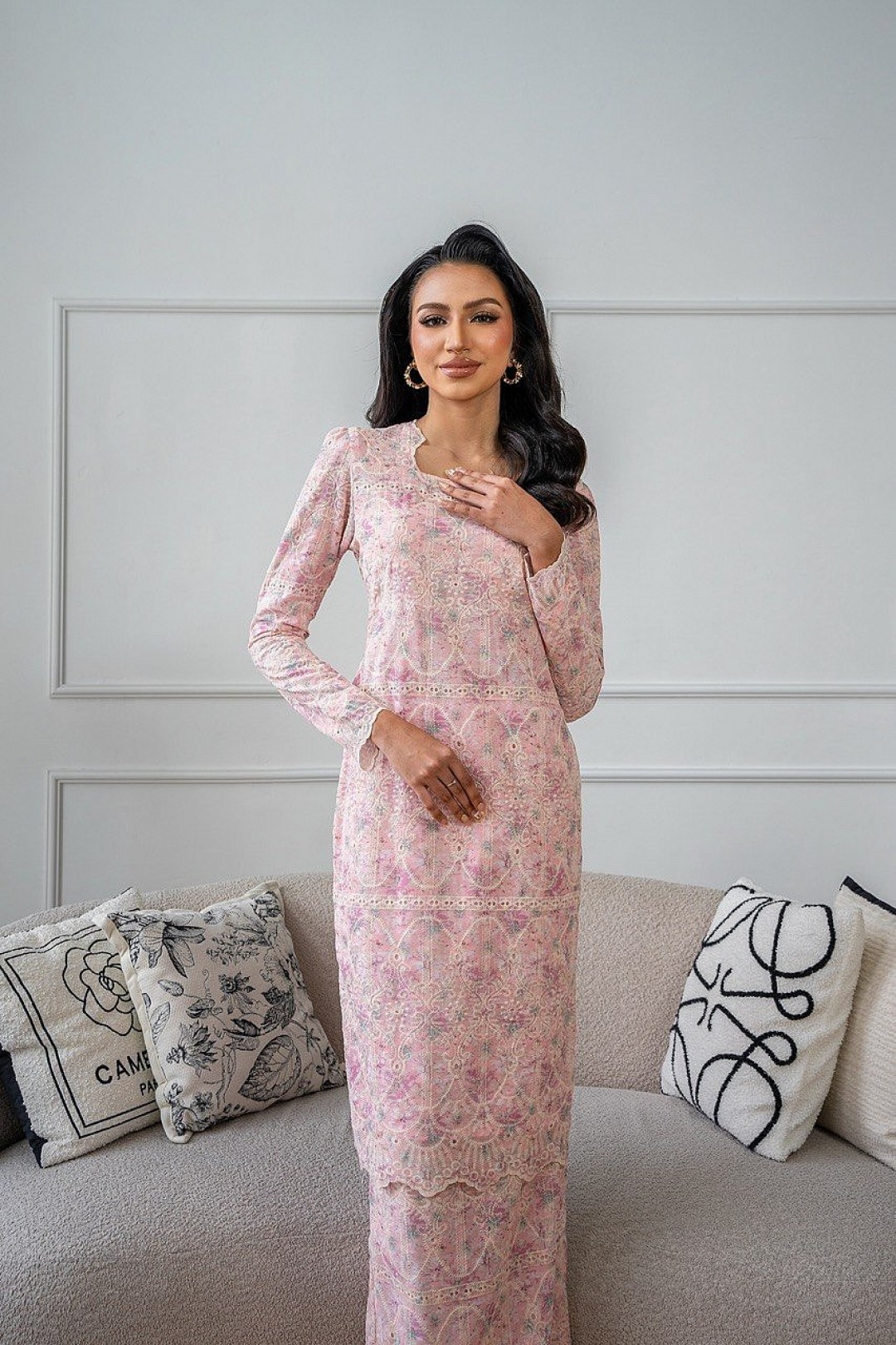 Sandra Kurung Modern in Soft Purple