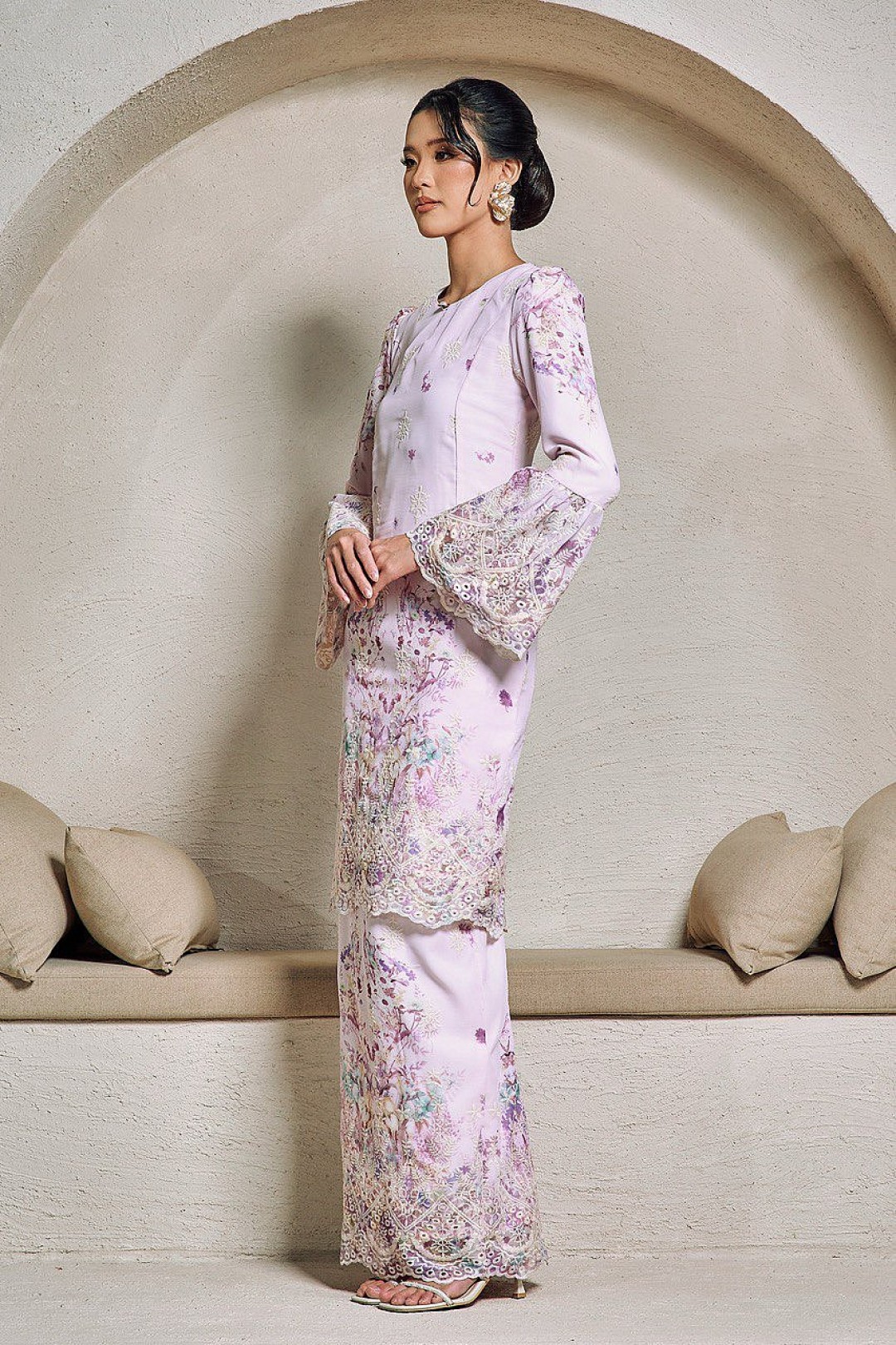 Lucia Kurung in Lilac