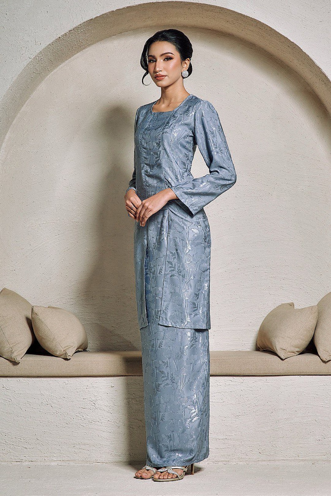 Adelia Kebaya in Powder Blue