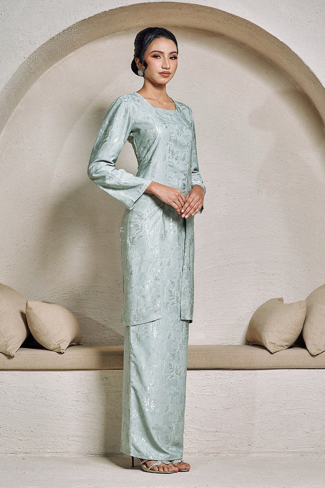 Adelia Kebaya in Sage Green