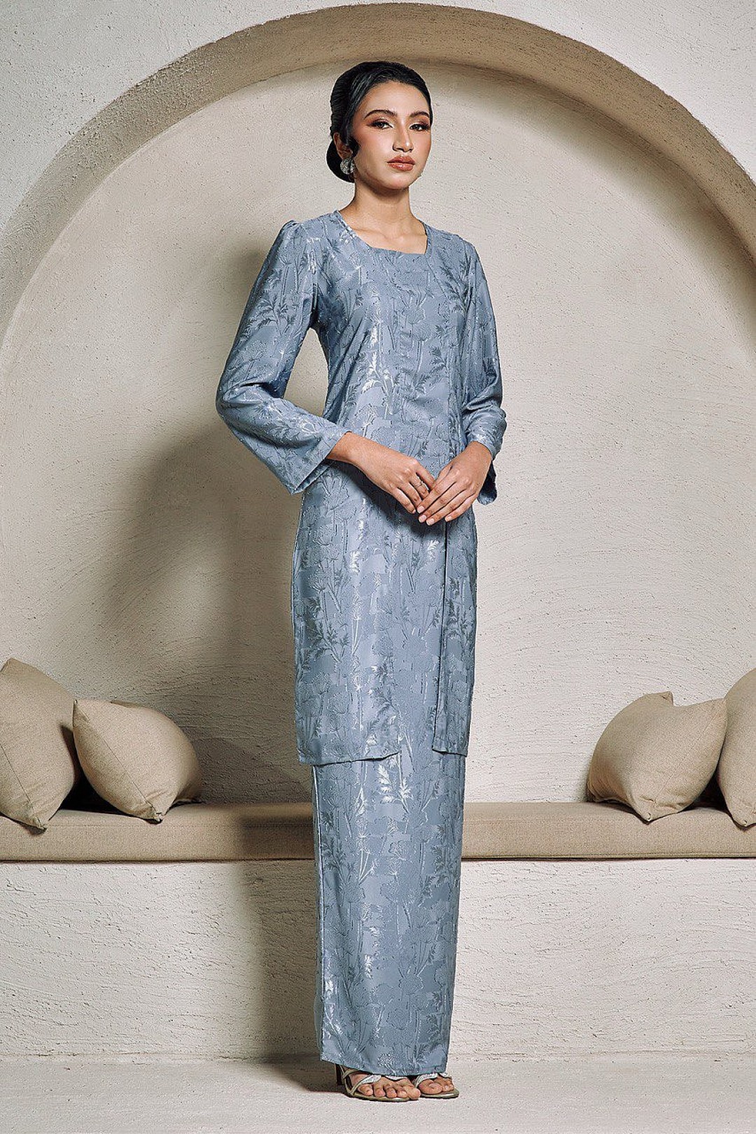 Adelia Kebaya in Powder Blue