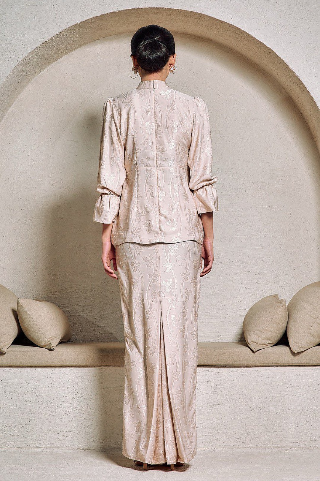 Misha Mini Kurung in Champagne