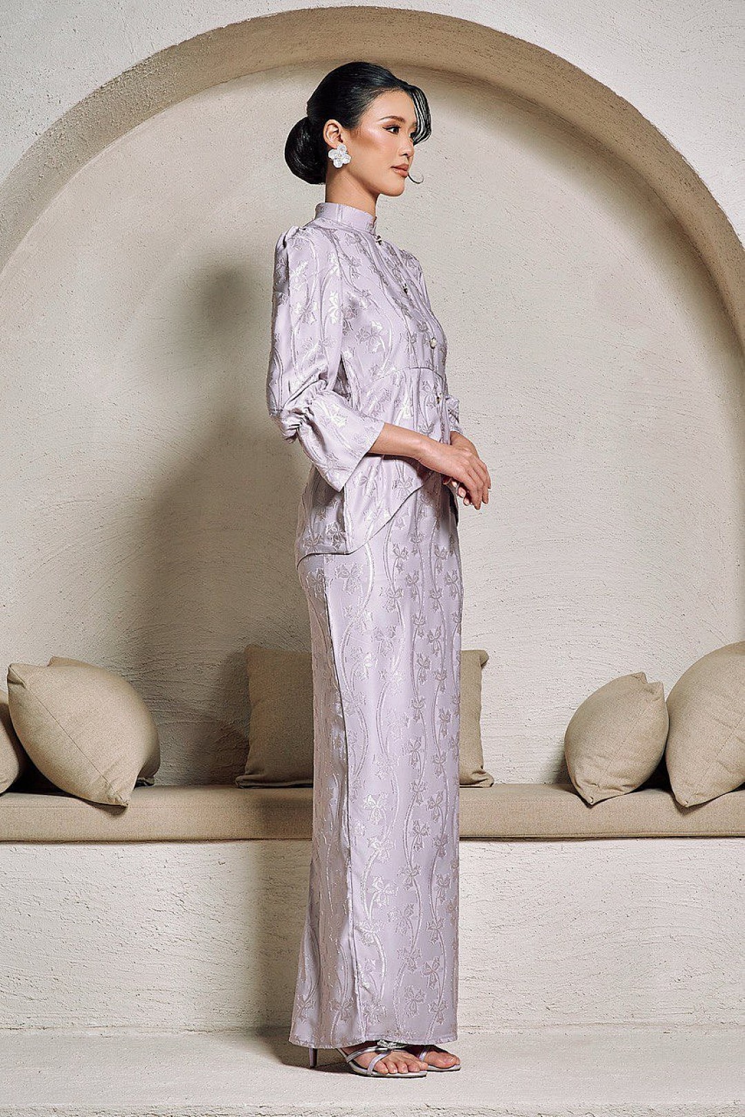 Misha Mini Kurung in Lilac