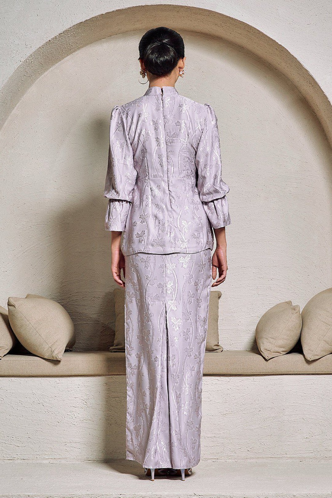 Misha Mini Kurung in Lilac