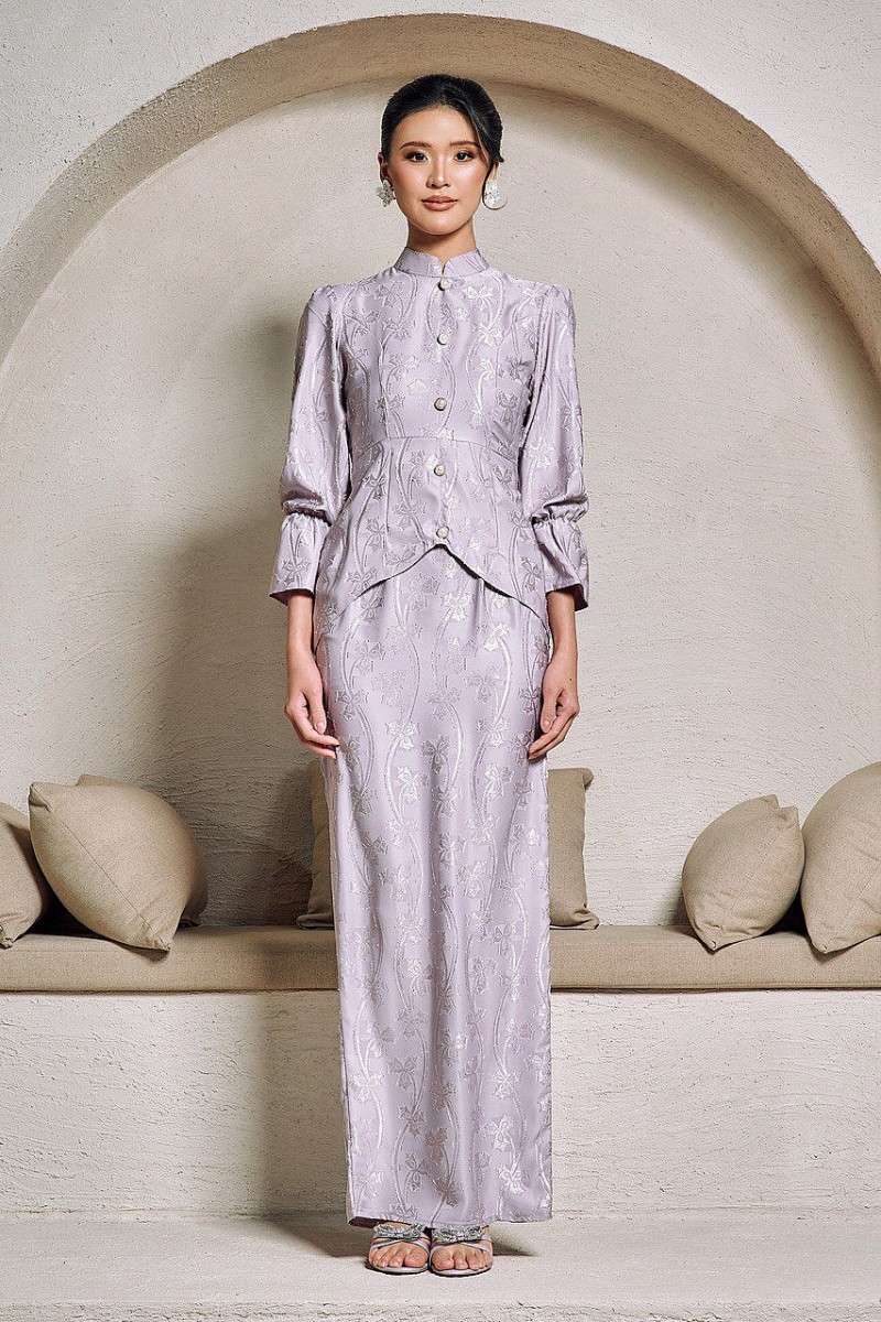 Misha Mini Kurung in Lilac
