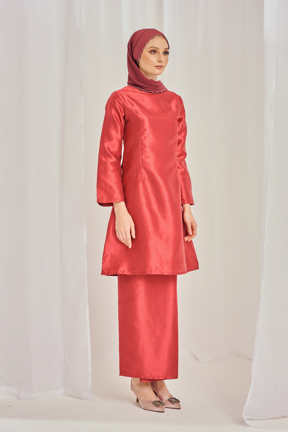 Baju kurung thai best sale silk online