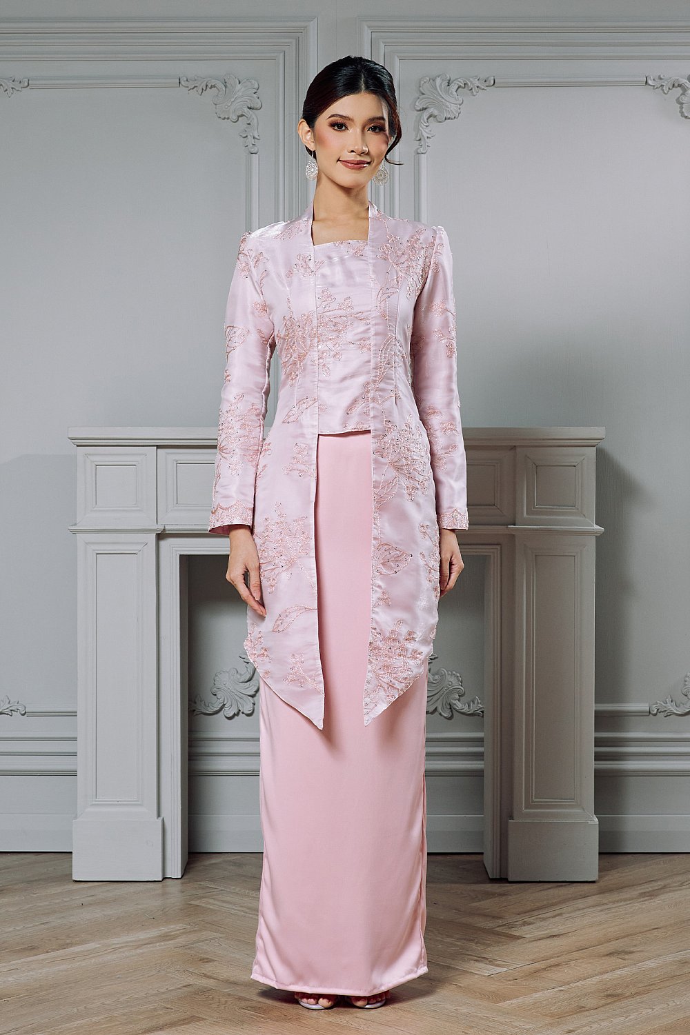 Arabell Kebaya in Blush Rose